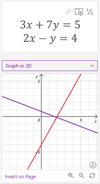 Draw Graphs Of Math Functions With Math Assistant In Onenote