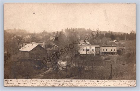 J87 Mogadore Ohio Rppc Postcard C1910 Gates Mill Stores Homes 609 Ebay