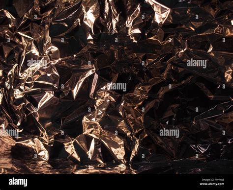 A Surface With Many Faces Silver Metallic Luster Crumpled Foil