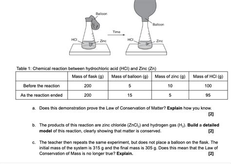 Solved 3 Your Teacher Set Up A Classroom Demonstration To