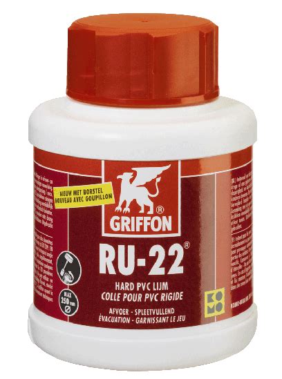 Griffon RU 22 Hard PVC Lijm 250 Ml Drainagebuizen