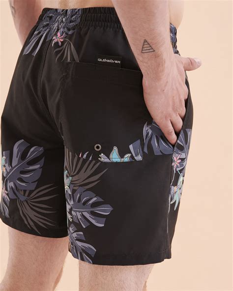 Quiksilver Maillot Volley Everyday Mix Tropical Noir Bikini Village