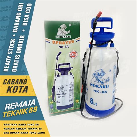 ALAT SEMPROT HAMA DISINFEKTAN PRESSURE SPRAYER NOKAKU 8 LITER