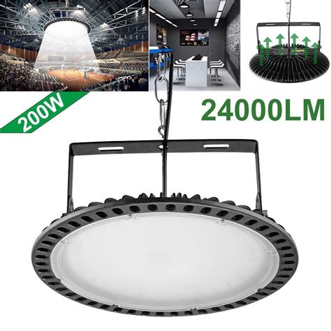 W Slim Ufo Led High Bay Light Lumen K Lamp