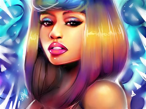 Nicki Minaj Painting at PaintingValley.com | Explore collection of Nicki Minaj Painting