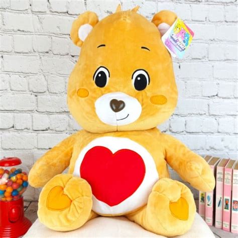 Peluche G Ante Bisounours Orange Avec Coeur Toubisou Cm