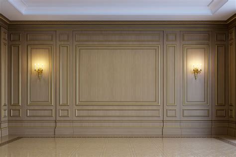 Classic Interior Wood Paneling Parquet Design