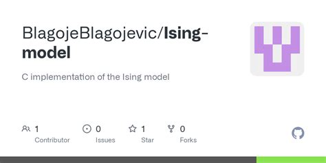 GitHub - BlagojeBlagojevic/Ising-model: C implementation of the Ising model