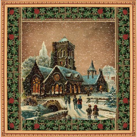 Vintage Christmas Illustration Free Stock Photo Artofit