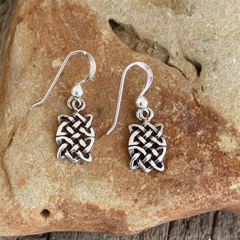 Sterling Celtic Knot Earrings Gle Good Living Essentials