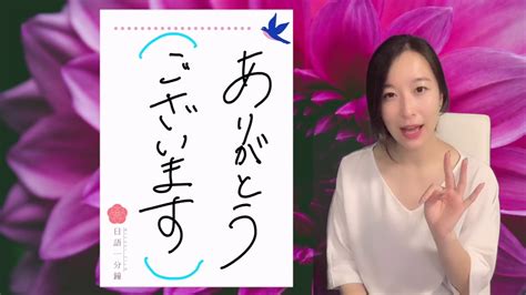 日语学习 日語學習《日語一分鐘 日语一分钟》入門4 ありがとう ごめんなさい 谢谢 对不起 謝謝 對不起 學日文 學日語 学日文 学日语 Youtube