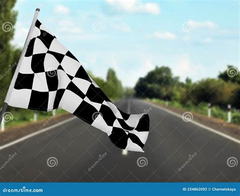 Checkered Racing Flag Royalty-Free Stock Image | CartoonDealer.com ...