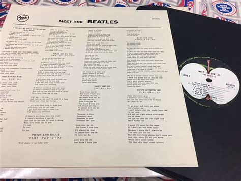 Yahooオークション The Beatles 中古lp国内盤ペラジャケ「ビートル