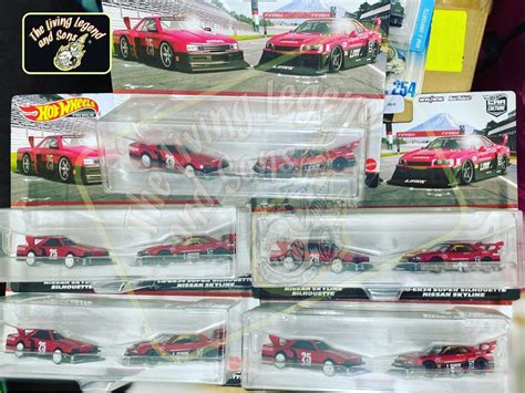 Hot Wheels 2 Pack Nissan Skyline Silhouette LB ER34 Super Silhouette Nissan Skyline Hobbies