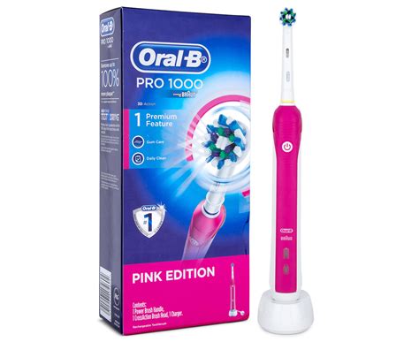 Oral-B Pro 1000 Electric Toothbrush - Pink | Catch.co.nz