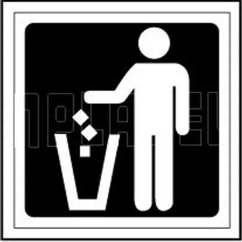 153617 Waste in Dustbin Sign Label at Rs 105/piece | Odhav | Ahmedabad | ID: 11791395630