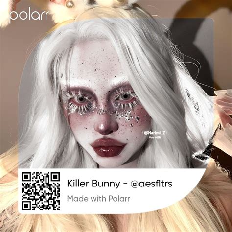 Halloween Polarr Codes In 2024 Killer Bunny Filters Halloween