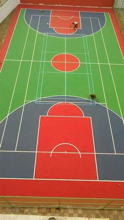 Acrylic Synthetic Basketball Court Flooring At Rs Sq Ft In Erode