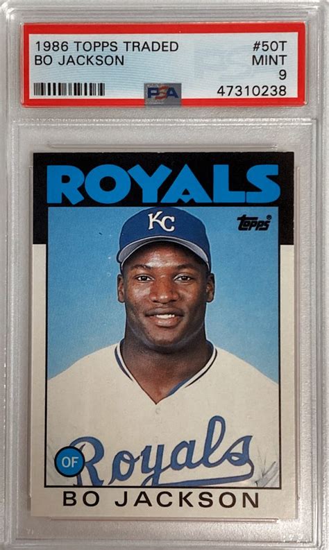 Topps Traded T Bo Jackson Psa Mt The Graded Mint