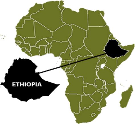 Ethiopia Map In Africa Icons Showing Ethiopia Location And 60 OFF