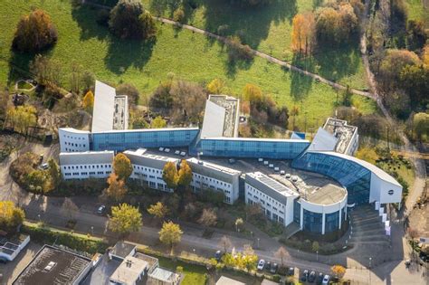 Witten von oben Campus Gebäude der privaten Universität Witten