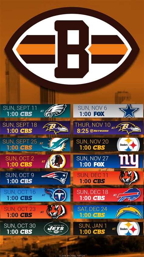 Cleveland Browns Schedule 2018 Wallpaper (73+ images)