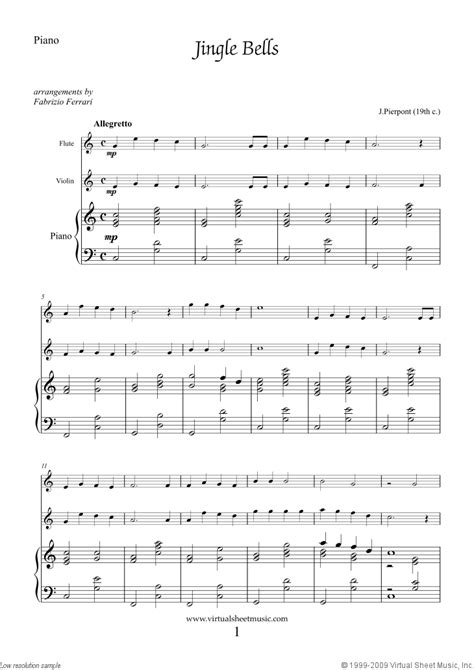 Sheet Music For Piano Free Printable Sheet Flute Christmas Piano Violin