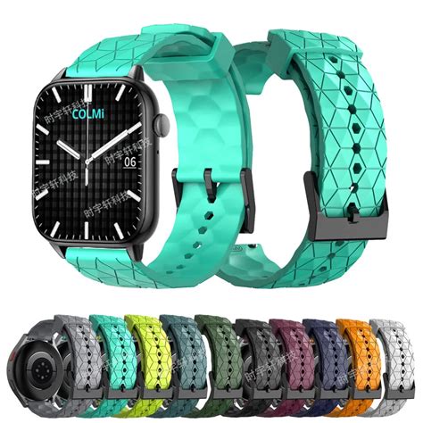 For COLMI C60 C61 C80 SmartWatch Band 20mm 22mm Silicone Sport Bracelet