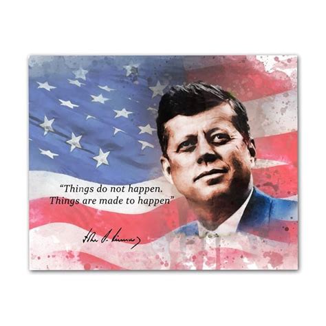 Buy John F Kennedy Quotes Wall Art X Unframed Art Print