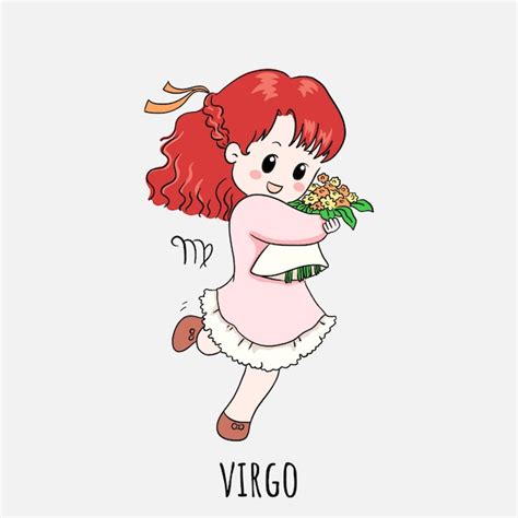 Premium Vector Hand Drawn Virgo Logo Template