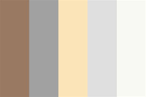 Gray and Brown Color Palette