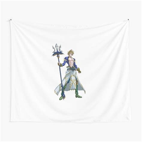 Poseidon Shuumatsu No Valkyrie Record Of Ragnarok Design Tapestry