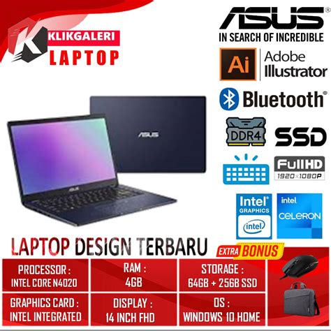 Jual Laptop Murah Asus Vivobook L Ma L Ma Intel Core N Ram