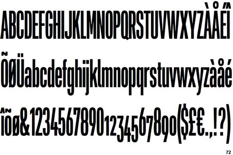 Identifont Neue Din Xx Condensed Bold