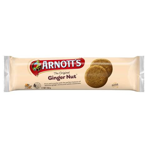 Arnotts Ginger Nut Biscuits 250g Winc