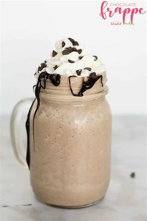 Chocolate Frappe Simply Blended Smoothies