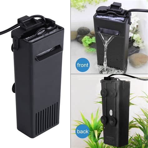 Tebru Aquatic Small Tank Filter, Internal Circulatory Canister Filter ...