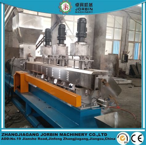 WPC Granulation Machine China Wood With Plastic Compounding And WPC