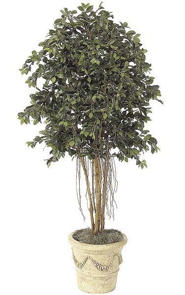 Earthflora Faux Ficus Trees 65 Ficus Tree With Air Roots