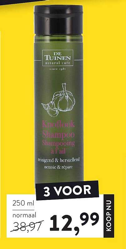 De Tuinen Knoflook Shampoo Aanbieding Bij Holland Barrett 1Folders Nl