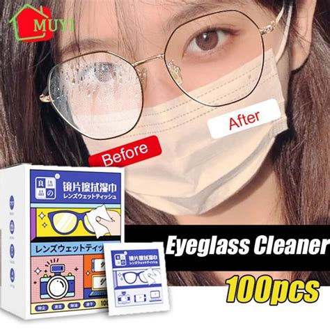 Pcs Disposable Eyeglasses Cleaning Dry Cleaning Wipes Lens Cleaning