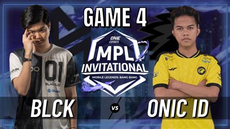 BLACKLIST INTERNATIONAL VS ONIC ID GAME 4 MPLI YouTube