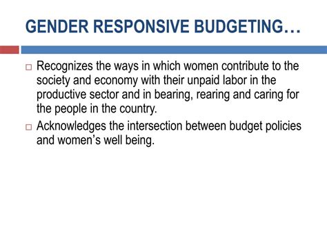 Ppt Gender Responsive Budgeting Powerpoint Presentation Free