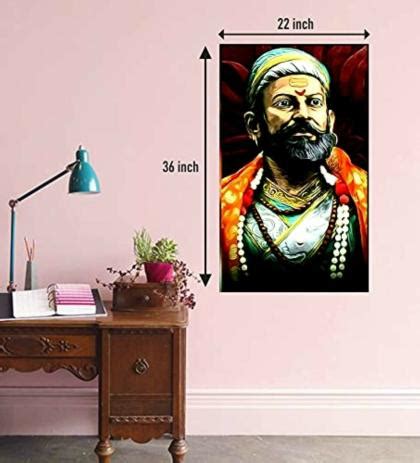 Divinedesigns Multicolor Vinyl Shivaji Maharaj Sticker JioMart