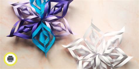 Christmas Craft Paper Snowflake Decoration