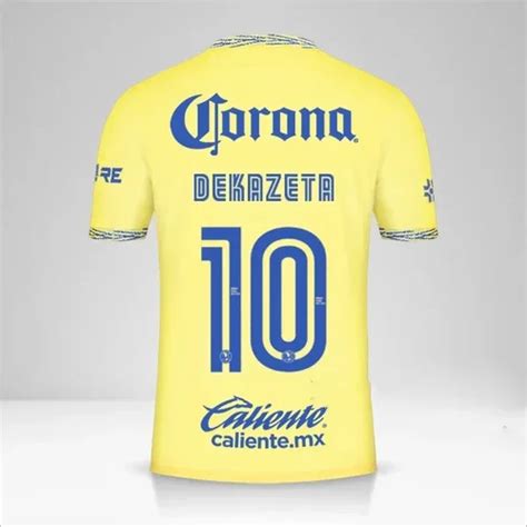 Club América Font Camiseta temporada 2022 2023 Fuentes Dekazeta