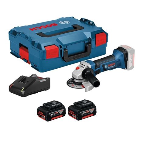 Bosch Gws V Li Angle Grinder Inc X Ah Batts In L Boxx Mm