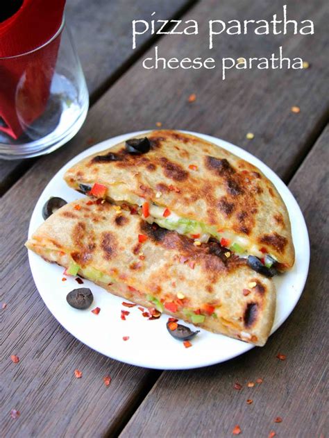 पिज़्ज़ा पराठा रेसिपी Pizza Paratha In Hindi चीज़ पराठा चीज़