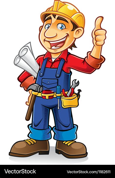 Construction worker Royalty Free Vector Image - VectorStock