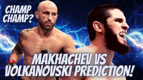 Islam Makhachev Vs Alexander Volkanovski Prediction Ufc Breakdown